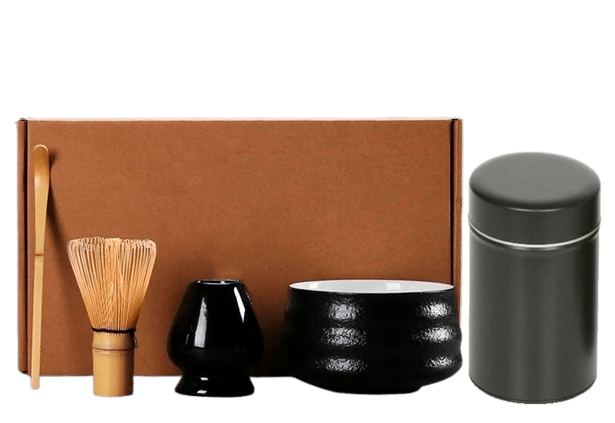 Matcha Startsæt - Matcha te Startkit | Matcha sæt - Matchate, Matchaskål, Bambuspiskeris, Piskholder, Bambusske, Matcha sigte