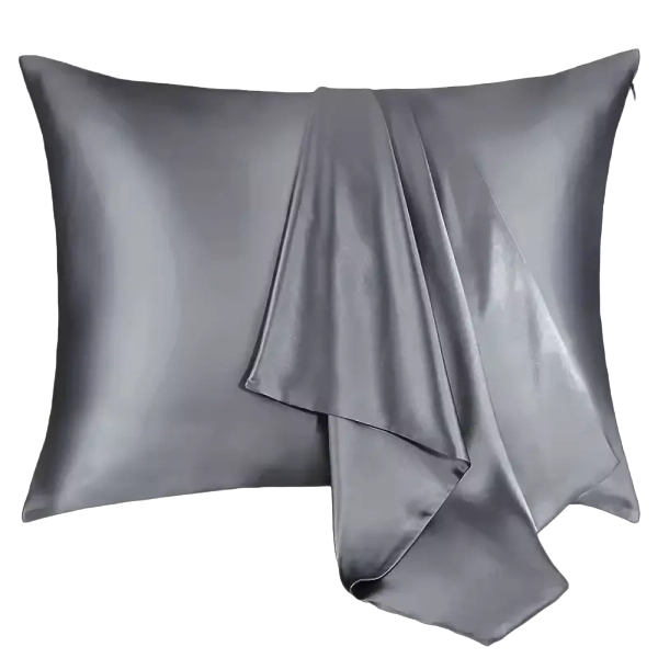 Silke pudebetræk i 100% Mulberry Silke - (500x750 mm) – Kølende, Anti-Frizz & Skånsom mod Hud og Hår