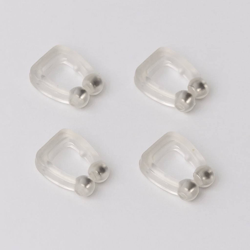 Magnetiske Anti-snorke næseklips 4 stk.