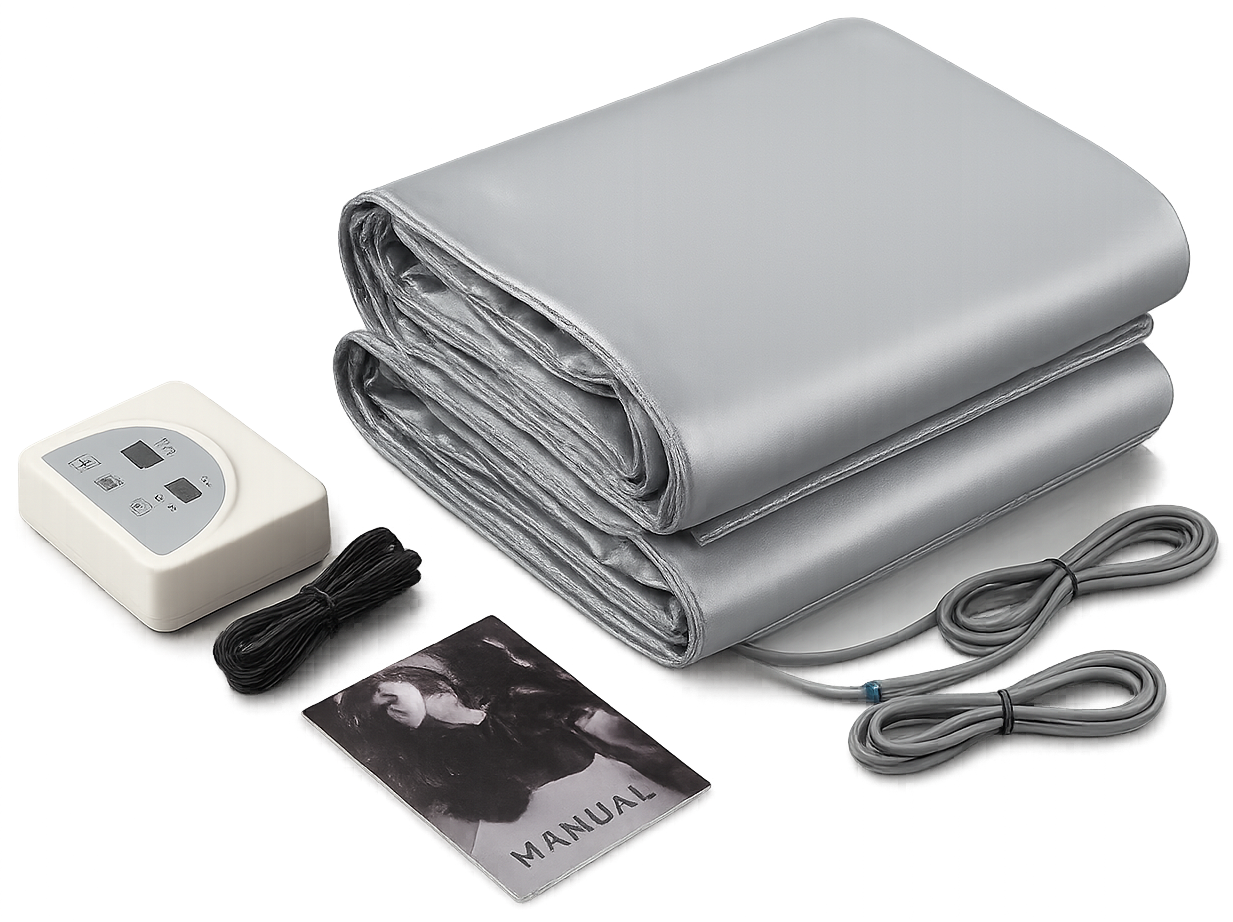 sauna-blanket-infrared-complete-silver-set