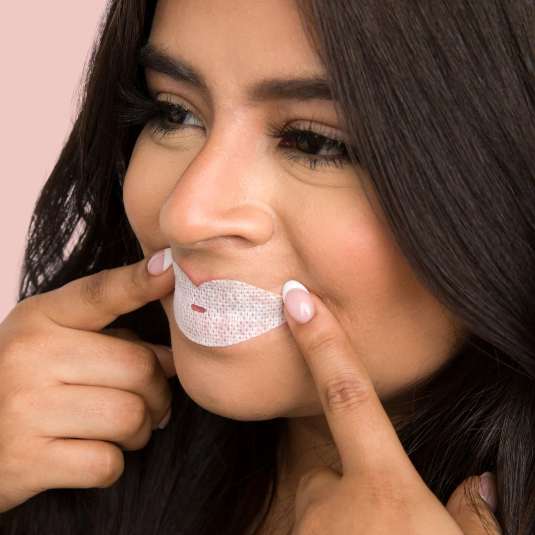 Mundtape Anti-snorke 90 stk - Læbeformet mundåndingskorrektion | Mouth taping | Gennemsigtigt Mund tape