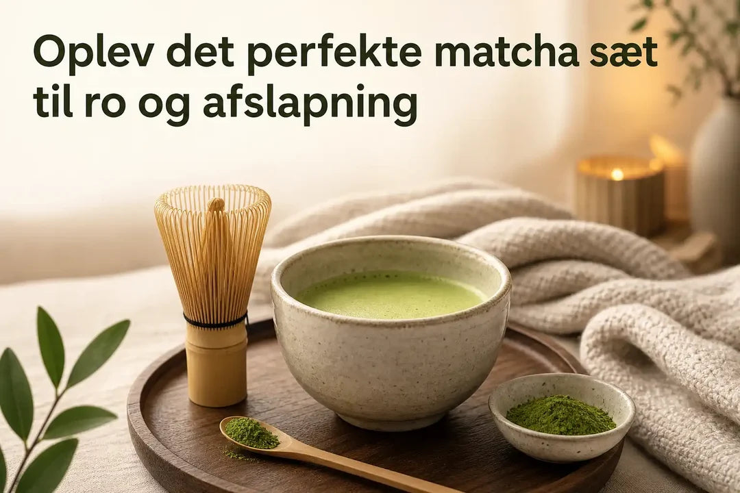 Oplev det perfekte matcha sæt til ro og afslapning