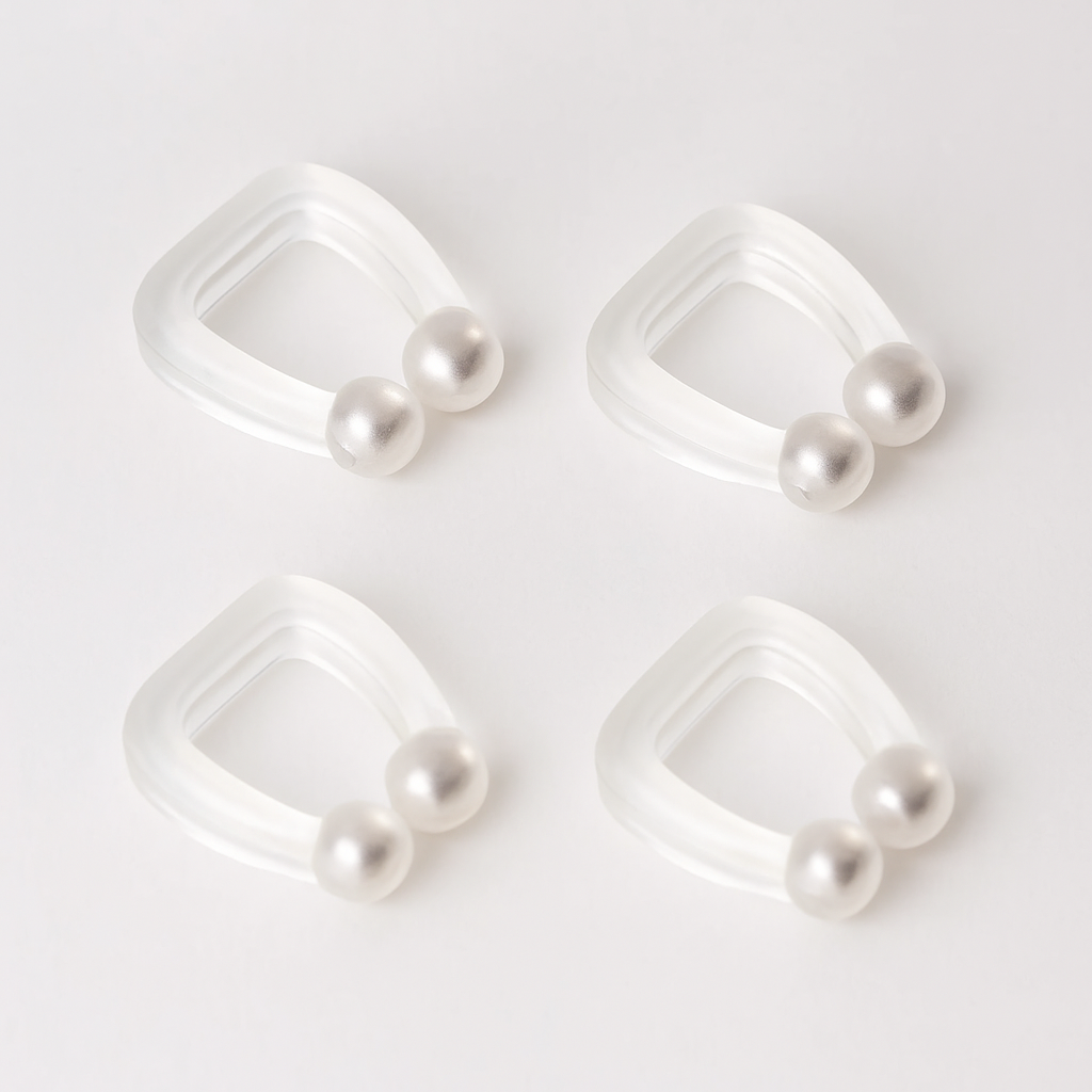 Magnetiske Anti-snorke næseklips 4 stk.