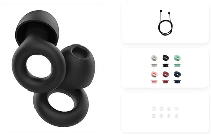 4-i-1 EarCircles startsæt - EarCircles + strap + innerCircles + ekstra hoveder | Få den stærkeste stille silikone støjreducerende ørepropper sammensætning | Gratis fragt  sunderesøvn.dk