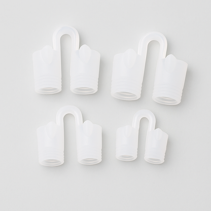 Anti-snorke silikone næseprop 4 stk