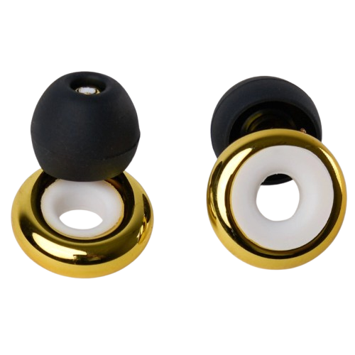 EarCircles Oplevelse Plus - Støjreducerende silikone ørepropper -Ørepropper særligt gode til koncerter -  Med hvid inner circle