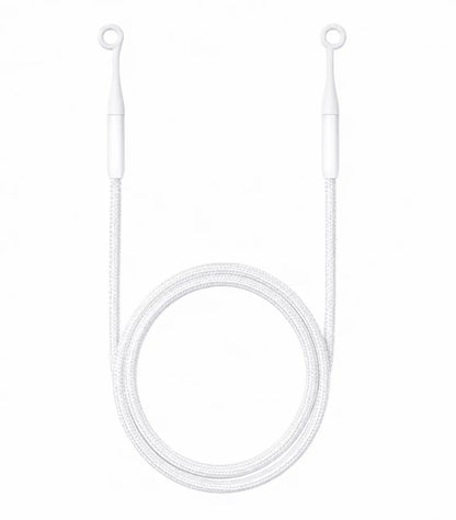 EarCircles Magenisk Strap (Forudbestil) - Metal magnet Snor inklusiv unik æske | Hold Styr på Dine Ørepropper Deluxe Hvid sunderesøvn.dk