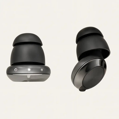EarCircles Skift Plus - 3 modes - Deluxe Ørepropper med Justerbar støjreduktion Sort sunderesøvn.dk