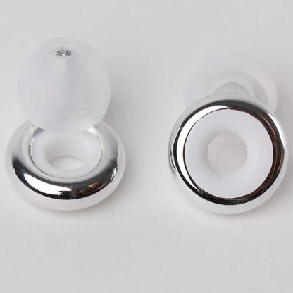 Ekstra Ear Tips i 4 størrelser - Social Engage / Oplevelse hoveder - Clear Transparent - 8 STK til Silikone EarCircles  sunderesøvn.dk