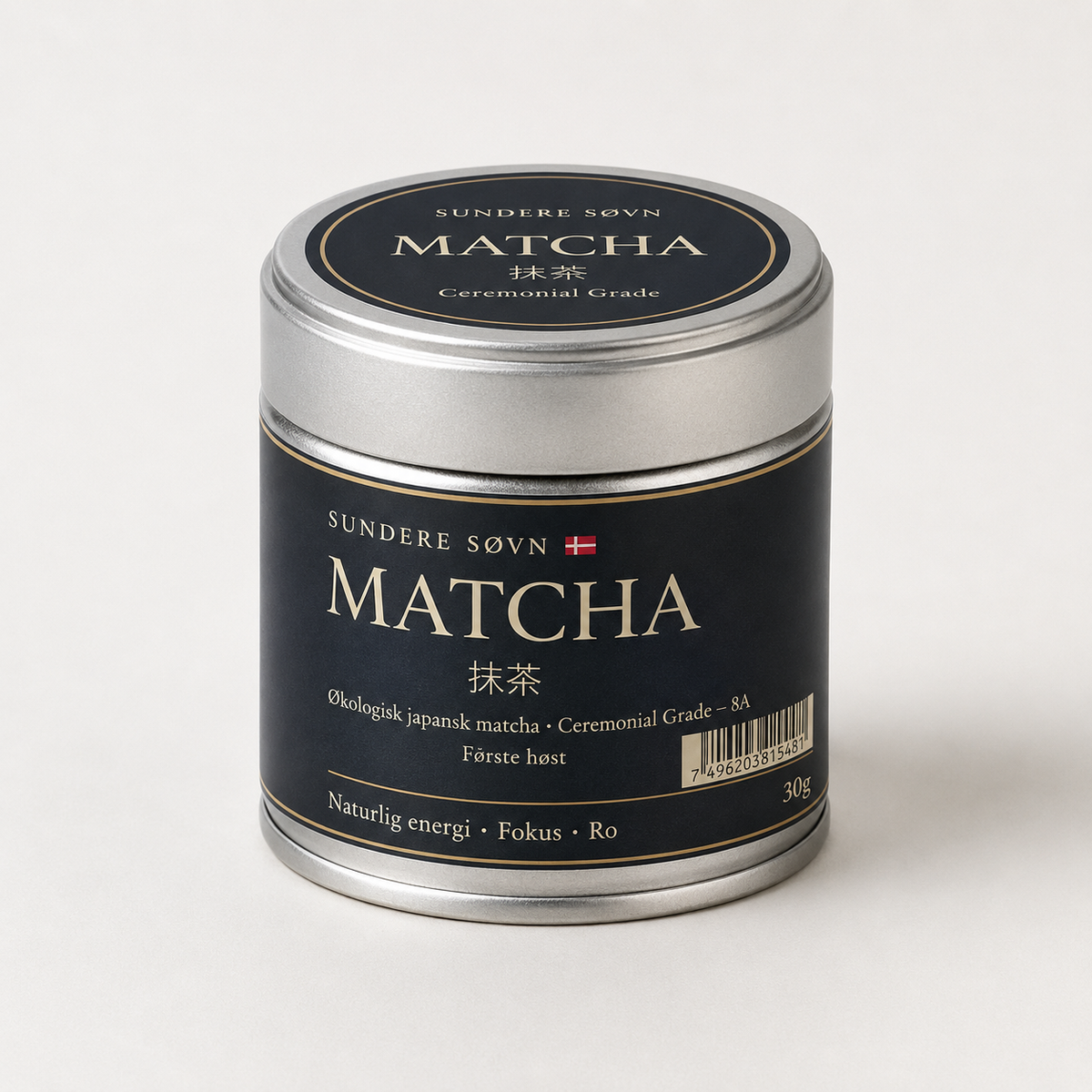 *NYHED* Økologisk Ceremonial Matcha Te A8 – Japansk Matcha Pulver i Dåse, 30 g