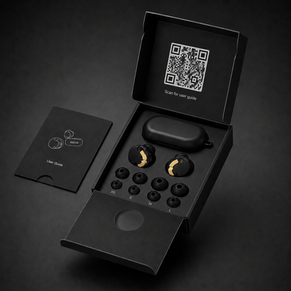 EarCircles Skift Plus 2  | Festival Edition -  3 niveauer - Limited premium earplugs med Justerbar lyd - 3-i-1 Ørepropper til Festival, Koncert & Musik