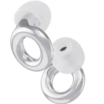 Earloops-experience-dk-silver-loop-white