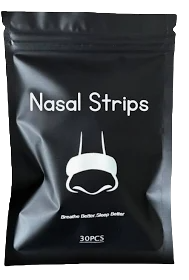 Sorte Nasal strips til Anti-snorke, bedre vejrtrækning, anti deviated septum - 60 stk.- Black Special edition