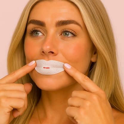 Mundtape Anti-snorke 90 stk - Læbeformet mundåndingskorrektion | Mouth taping | Gennemsigtigt Mund tape