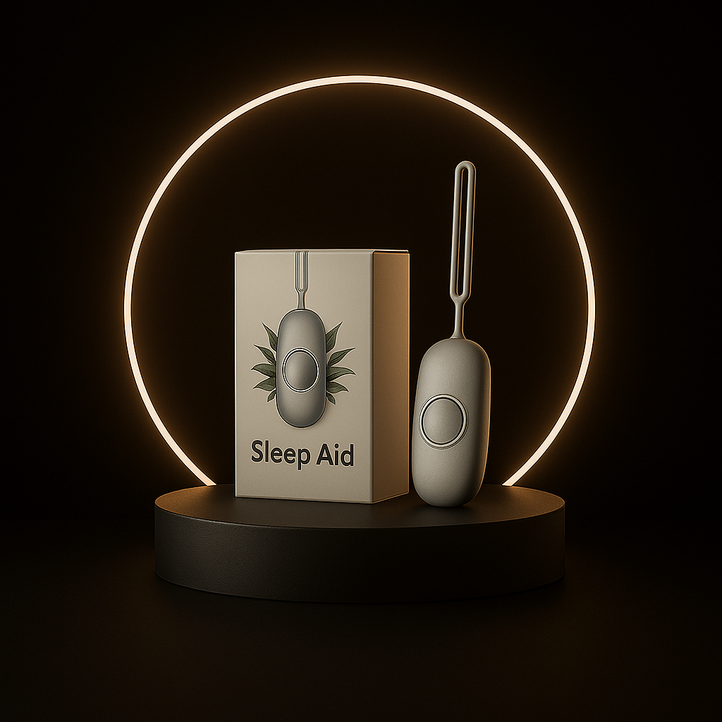 Håndholdt søvnhjælper mod søvnløshed - Afhjælper stress, angst og tankemylder | Sleep Aid Device |Søvnhjælpeenhed – Grå